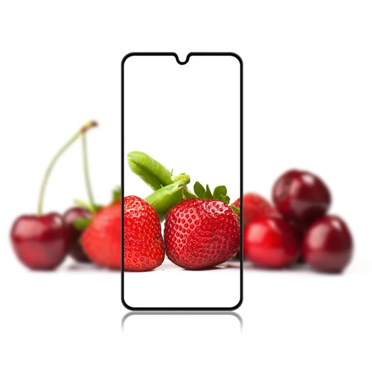 Mocolo Für Samsung Galaxy A25 5G Vollbildschutz HD Clear Seidendruck Temperiertes Glasfilm - Schwarz