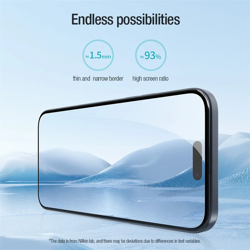 NILLKIN EZ SET Series para iPhone 15 AGC Glass HD Clear Phone Front Screen Protector