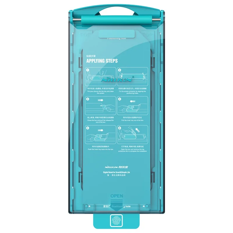 NILLKIN 2Pcs EZ SET Series Screen Protector for iPhone 15 Plus AGC Glass Screen Guard