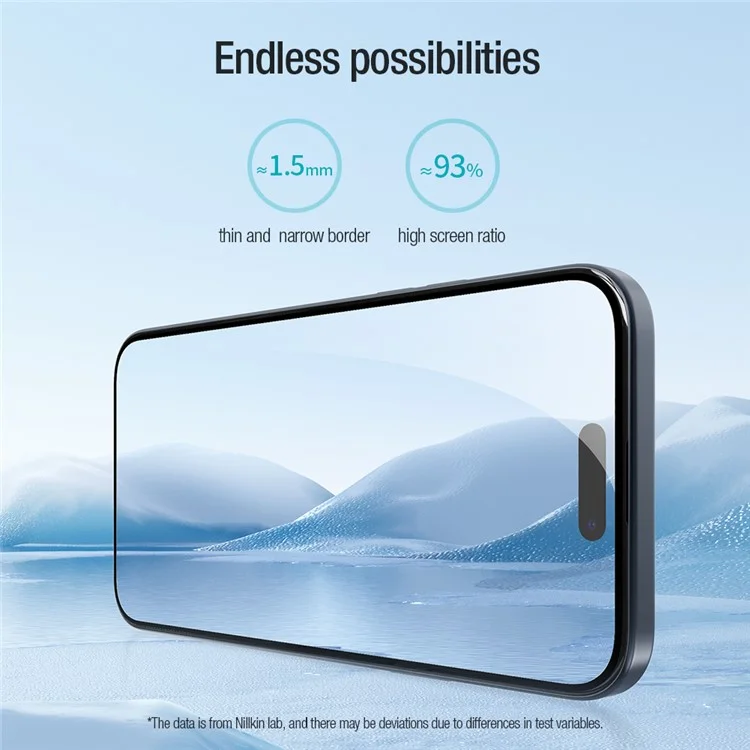 NILLKIN 3Pcs for iPhone 15 Plus EZ SET Series AGC Glass Screen Protector Guard