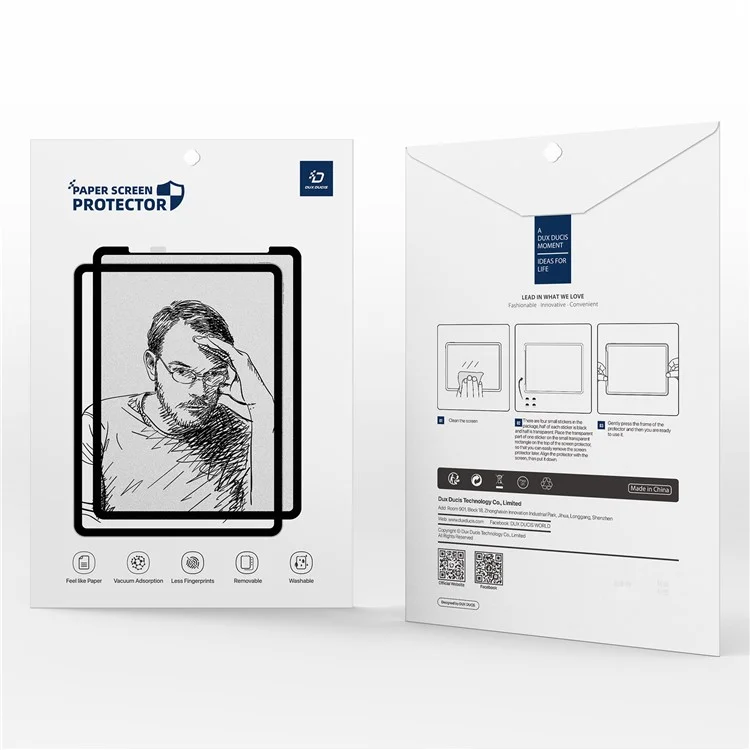 DUX DUCIS Naad Series For iPad Air (2020) / (2022) / iPad Pro 11 (2018) / (2020) / (2021) / (2022) Paper-Like Screen Protector Removable PET Film