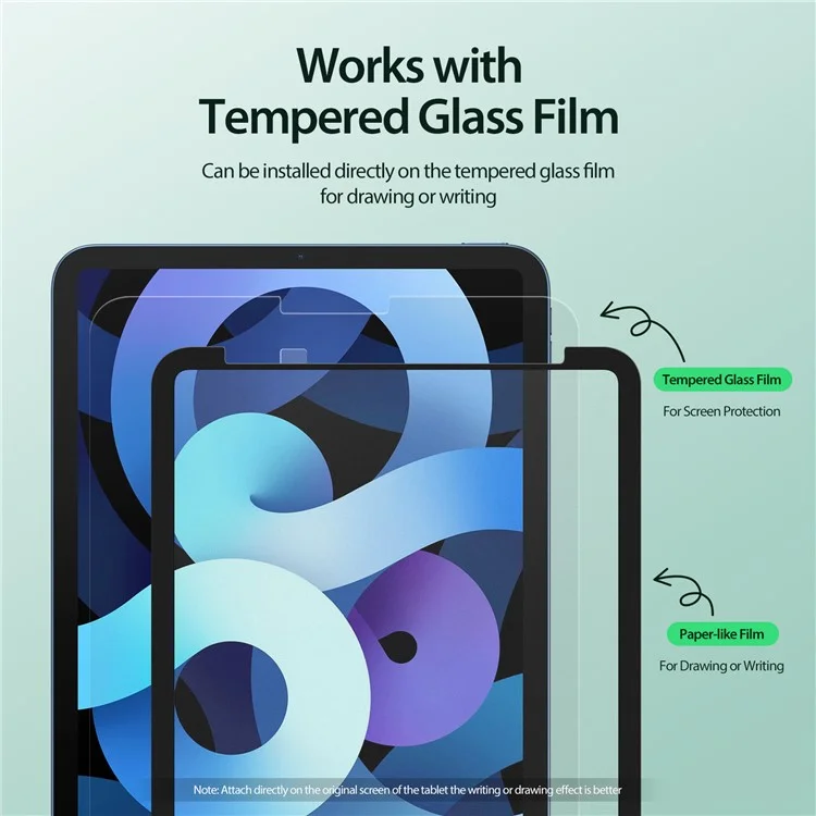 DUX DUCIS Naad Series For iPad Air (2020) / (2022) / iPad Pro 11 (2018) / (2020) / (2021) / (2022) Paper-Like Screen Protector Removable PET Film