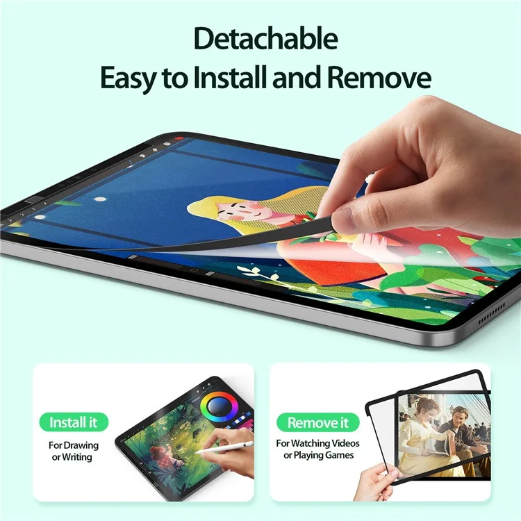 DUX DUCIS Naad Series for iPad Pro 12.9 (2020) / (2021) / (2022) Screen Protector Detachable PET Paper-feel Film