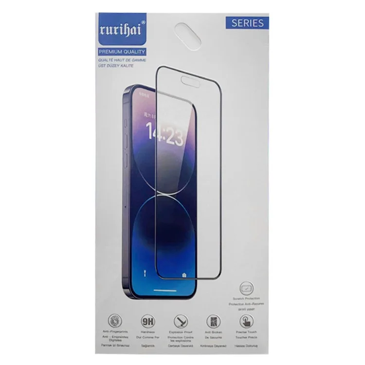 RURIHAI Für Huawei Enjoy 70 4G / nova Y72 4G Film Ultra Dünn 0,26 mm Vollklebend 2,5D Bildschirmschutz