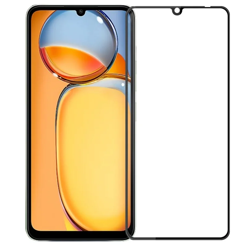 PINWUYO JK 3D Curved Tempered Glass Film-2 pour Xiaomi Redmi 13C 4G / 13C 5G / 13R 5G / Poco M6 5G / Poco C65 4G Protecteur d'écran anti-empreintes digitales