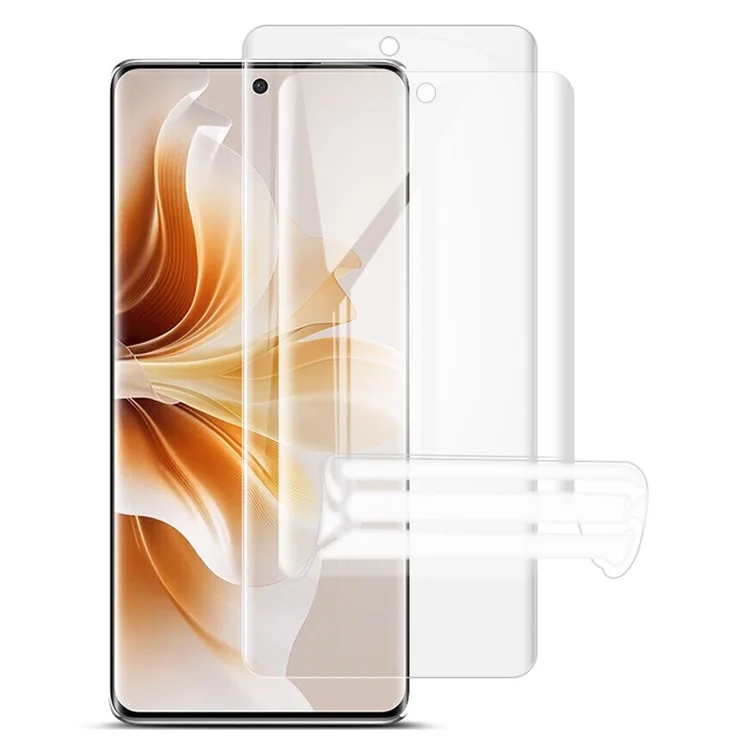 IMAK 2 Stück / Set Hydrogel-Film III für Oppo Reno11 Pro 5G (Global) / Reno11 (China) 5G Bildschirmschutz TPU berührungsempfindlicher Film