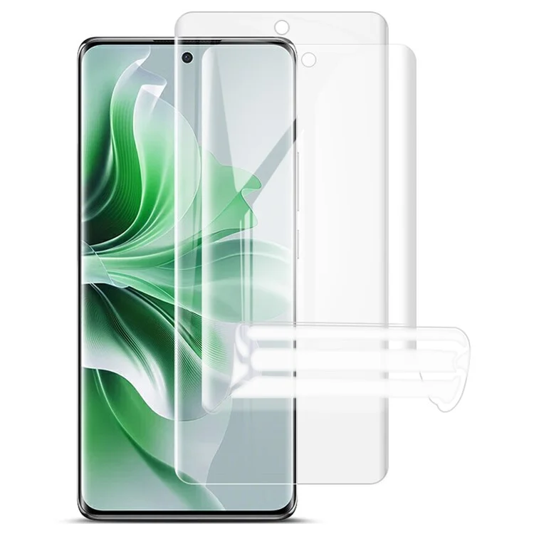 IMAK 2Pcs / Set Hydrogel Film III pour Oppo Reno11 (Chine) 5G / Reno11 Pro 5G (Global) Protecteur d'écran en TPU Film Ultra Clair