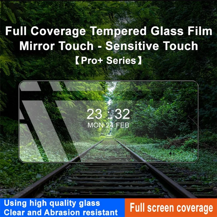 IMAK Pro+ Series Para Oppo A79 5G / A2 5G Protetor de Tela de Filme Protetivo de Telefone de Vidro Temperado HD Claro