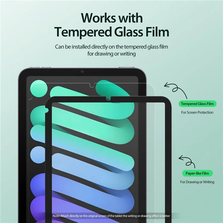 DUX DUCIS Naad Series for iPad mini (2024) / mini (2021) Paperfeel Screen Protector Detachable Matte PET Film
