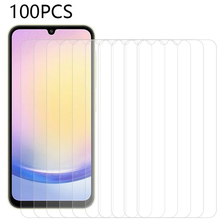 Bulk Purchasing 100Pcs for Samsung Galaxy A15 4G / 5G / A24 4G / A25 5G (Global) Screen Protector Ultra Clear
