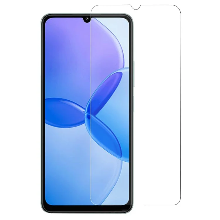 AMORUS Für Xiaomi Redmi 13R 5G / 13C 4G / 13C 5G / Poco M6 5G / Poco C65 4G Bildschirmschutz Hochaluminium-Silizium-Glas 2,5D Bogenränder Film