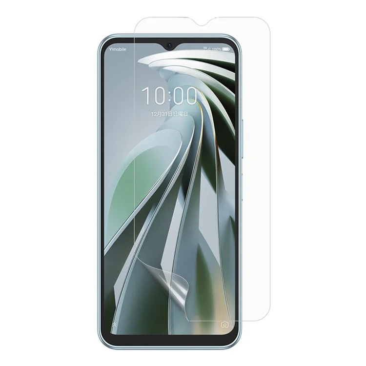 For ZTE Libero 5G IV Screen Protector High Definition Clear Shield PET Film Case Friendly