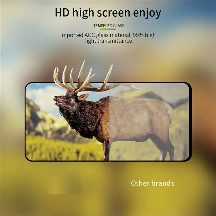 Série de Filme de Vidro Temperado PINWUYO JK-2 para Realme C67 5G Protetor de Tela Full Screen Anti-explosão