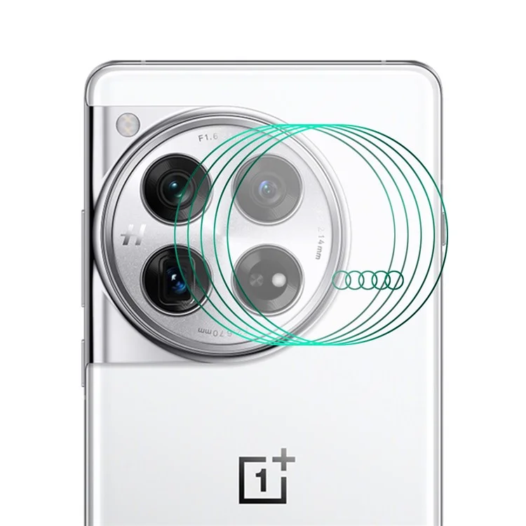 ENKAY HAT PRINCE 5Pcs para OnePlus 12 5G Protetor de Lente da Câmera Ultra Clear Full Cover Film de Lente