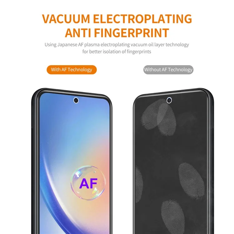 ENKAY HAT PRINCE 5Stk. für Samsung Galaxy A35 5G 0,26 mm 2,5D Hochaluminium-Silicium-Glas-Displayschutzfolie