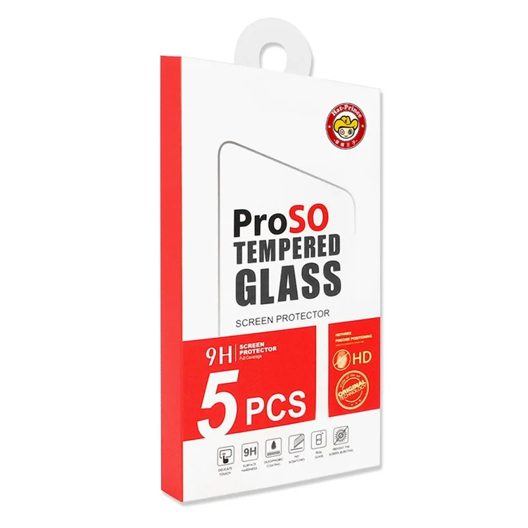 ENKAY HAT PRINCE 5Stk. für Samsung Galaxy A35 5G 0,26 mm 2,5D Hochaluminium-Silicium-Glas-Displayschutzfolie