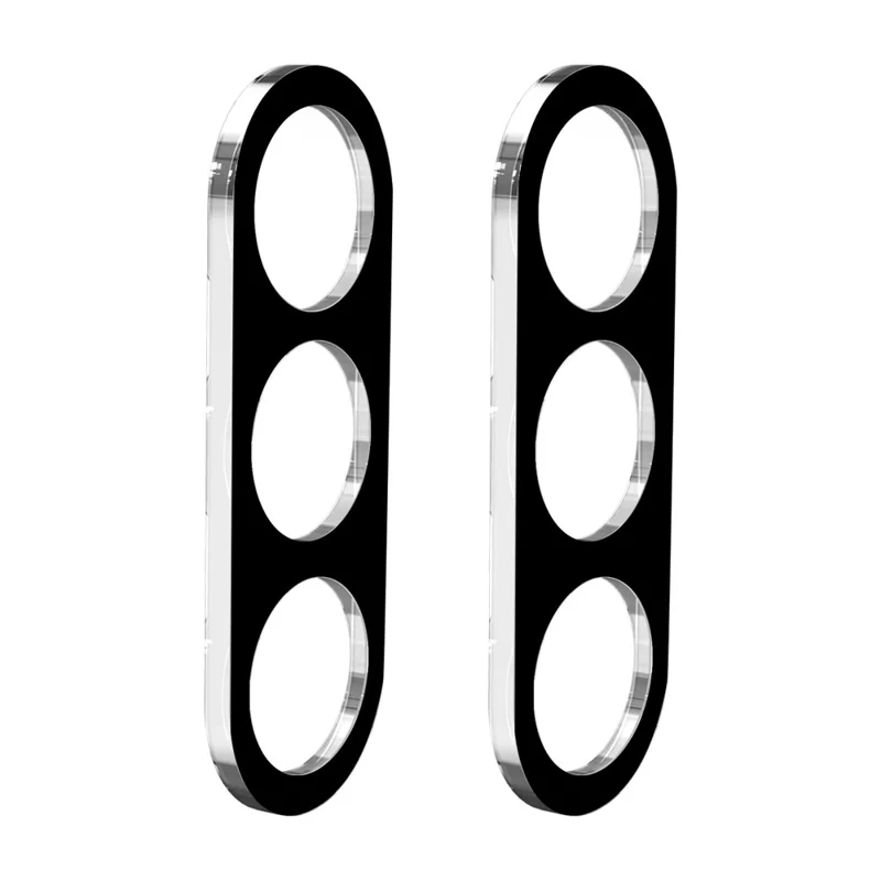 ENKAY HAT PRINCE 2Pcs For Samsung Galaxy A35 5G Tempered Glass Camera Lens Protector - Black