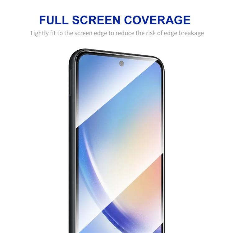 ENKAY HAT PRINCE 5Pcs for Samsung Galaxy A55 5G High Aluminium-silicon Glass Film Silk Print 9H 2.5D Screen Protector