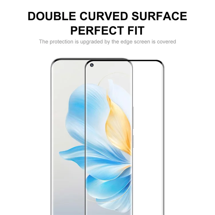 ENKAY HAT PRINCE pour Honor 100 5G 3D Curved Tempered Glass 9H Hardness Side Glue Screen Protector