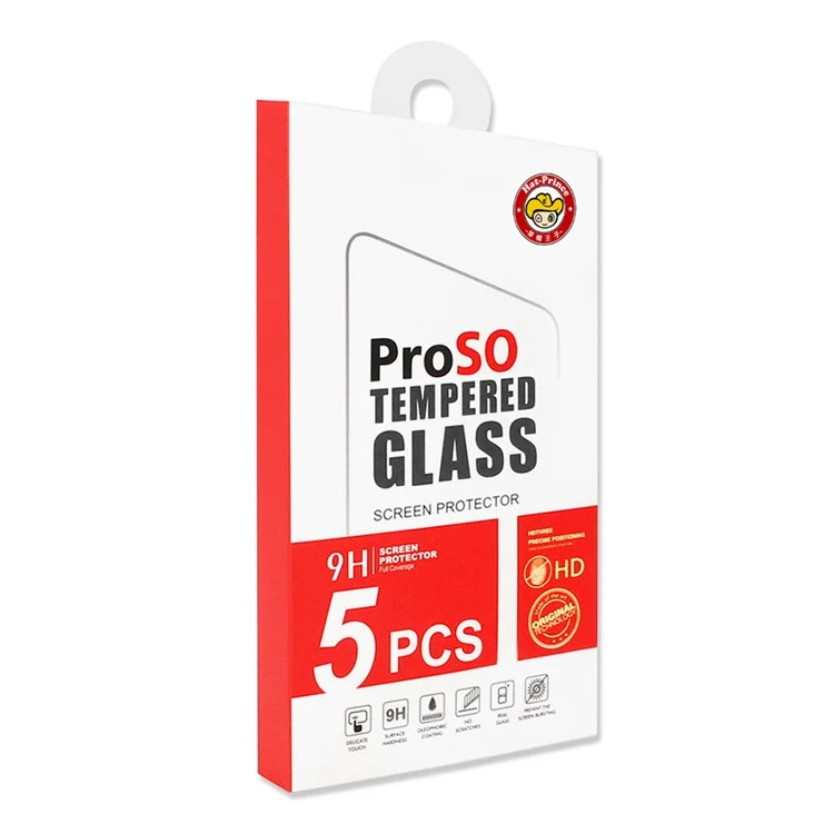 ENKAY HAT PRINCE 5Pcs For Samsung Galaxy A15 4G / 5G High Aluminium-silicon Glass Film 0.26mm 2.5D Screen Protector