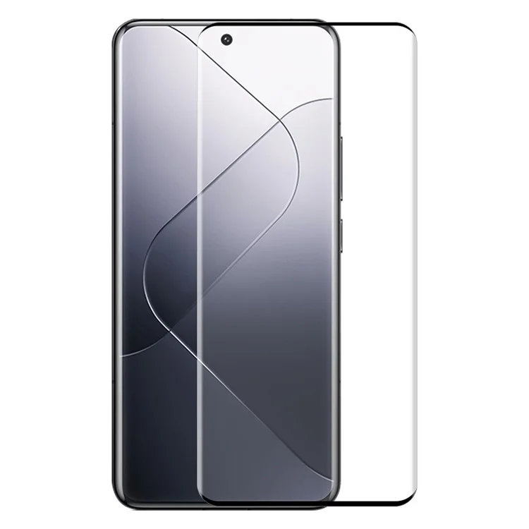 ENKAY HAT PRINCE For Xiaomi 14 Pro 3D Curved Full Cover Tempered Glass Side Glue Screen Protector Support Fingerprint Unlock