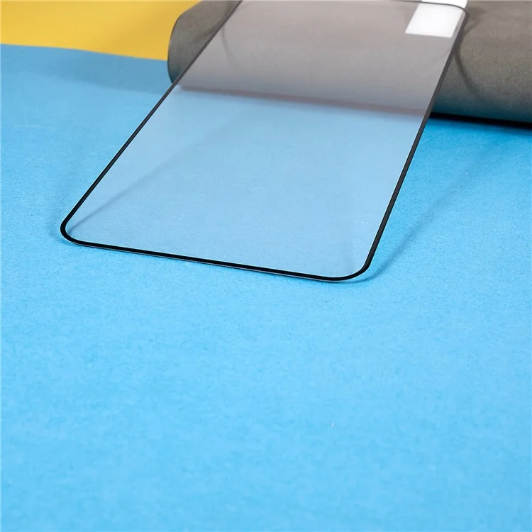 For Samsung Galaxy A55 5G Tempered Glass Electroplating Anti-Fingerprint Silk Printing Full Glue Screen Protector