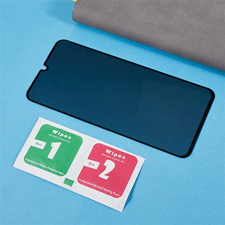 For Samsung Galaxy A25 5G (Global) / M34 Tempered Glass Film 180 Degree Anti-Peep Black Edge Screen Protector