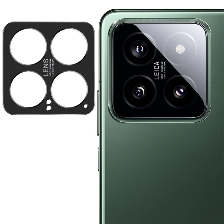 IMAK Metal Lens Cover for Xiaomi 14 Phone Rear Camera Lens Bezel Protector