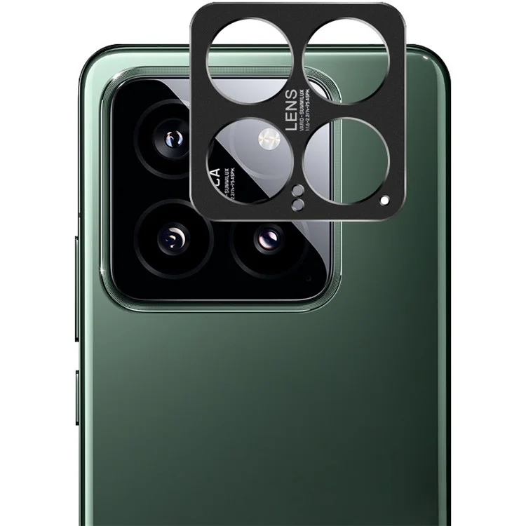 IMAK Metal Lens Cover for Xiaomi 14 Phone Rear Camera Lens Bezel Protector