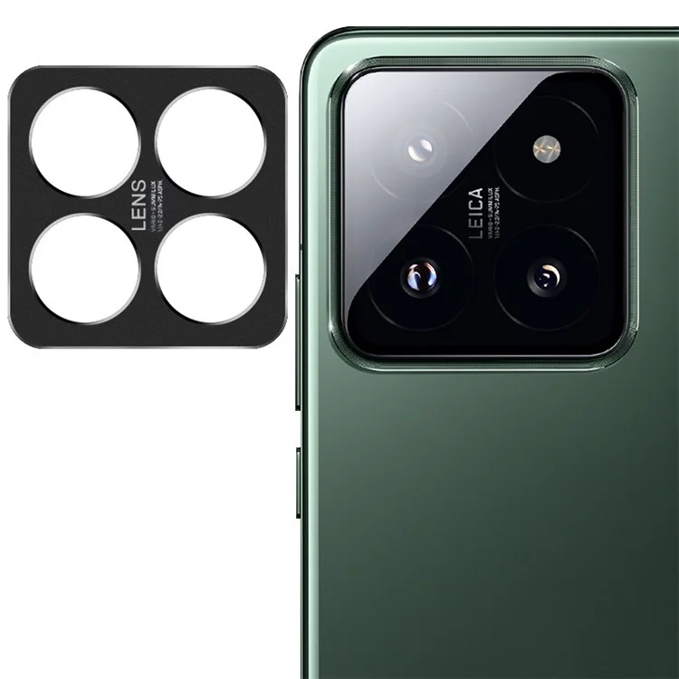IMAK For Xiaomi 14 Pro Camera Lens Cover Metal Bezel Phone Rear Lens Protector