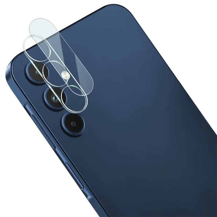 IMAK für Samsung Galaxy A35 5G Kameraobjektivschutz Gehärtetes Glas + Acryl-Objektivdeckel Objektivfilm Einfach zu installieren