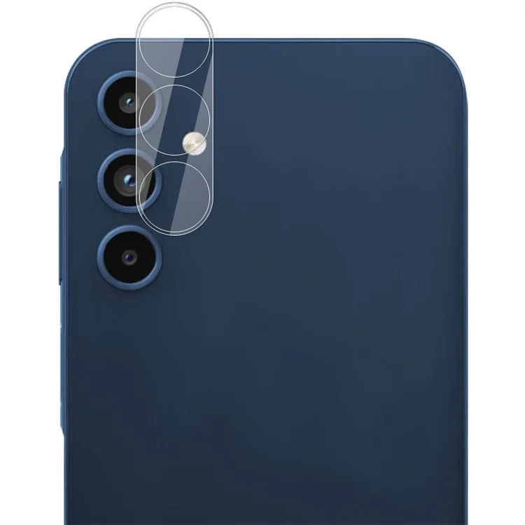 IMAK für Samsung Galaxy A35 5G Kameraobjektivschutz Gehärtetes Glas + Acryl-Objektivdeckel Objektivfilm Einfach zu installieren