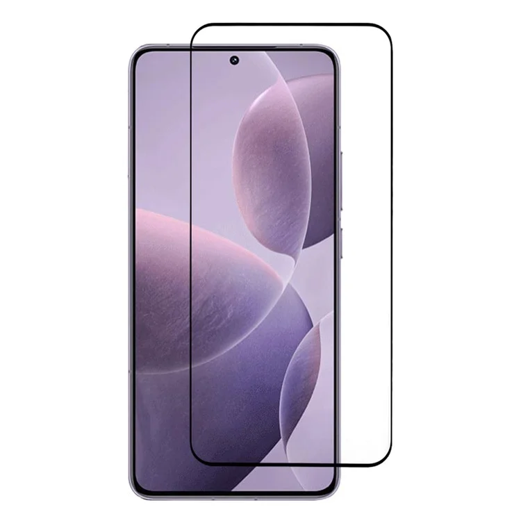 Para Xiaomi Poco F6 Pro 5G / Redmi K70 5G / K70 Pro 5G Silk Printing Film HD Clear Tempered Glass Screen Protector