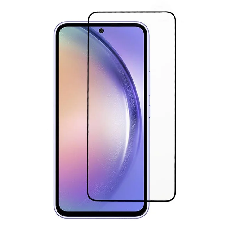 Pour Samsung Galaxy A55 5G Film D'impression en Soie Protecteur D'écran Transparent en Verre Trempé HD