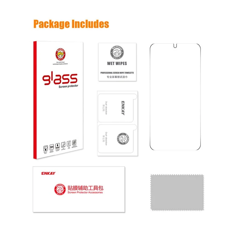 ENKAY HAT PRINCE für Samsung Galaxy S25+ / S24+ Vollklebebild-Bildschirmschutz 0,18 mm ultra dünn (Fingerabdruckentriegelung)