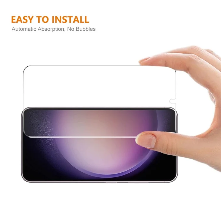 ENKAY HAT PRINCE 2Pcs para Samsung Galaxy S25+ / S24+ 0.18mm Protector de pantalla HD transparente (desbloqueo de huella digital)