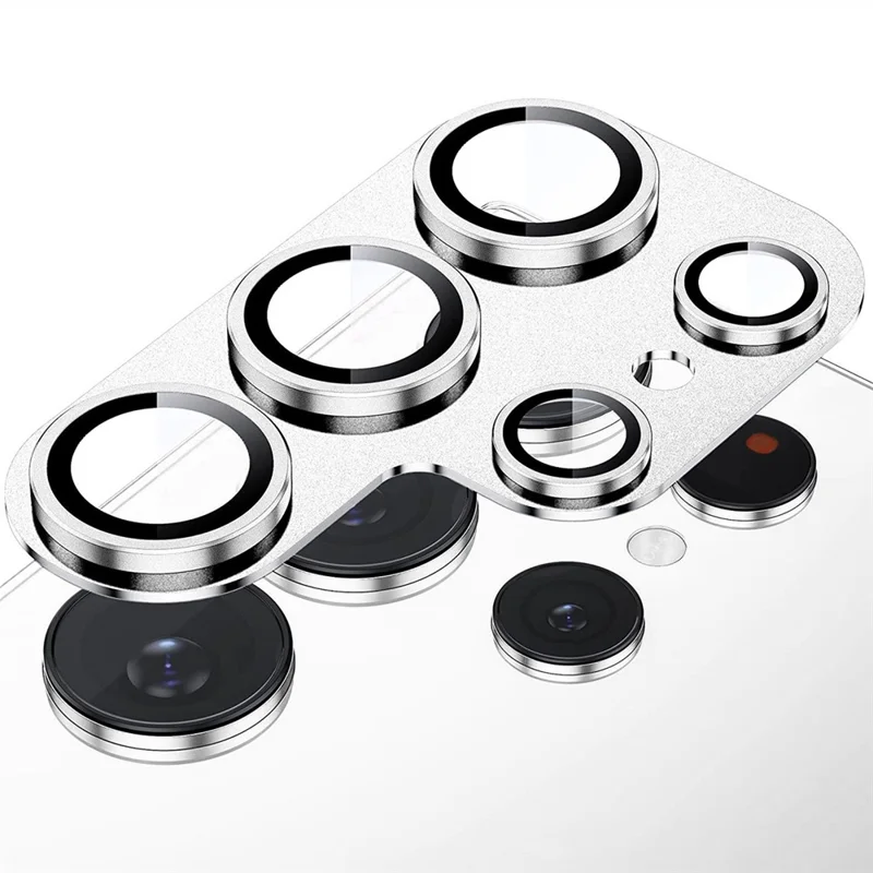 ENKAY HAT PRINCE For Samsung Galaxy S24 Ultra Camera Lens Protector AR HD Clear Lens Film - Silver