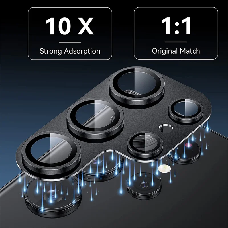 ENKAY HAT PRINCE For Samsung Galaxy S24 Ultra Camera Lens Protector AR HD Clear Lens Film - Silver