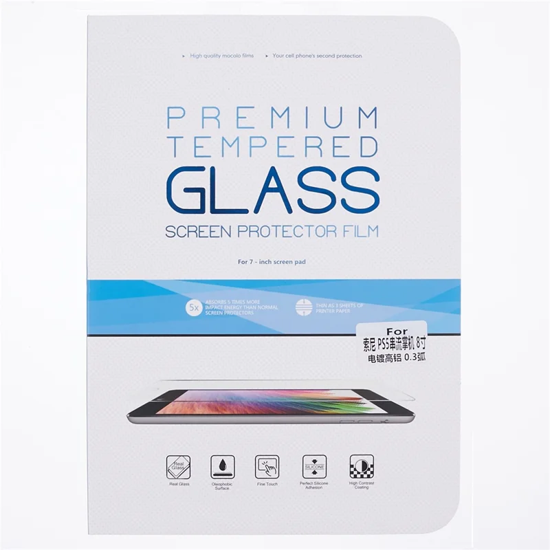 Screen Protector for Sony Playstation 5 Remote Player Arc Edge 0.3mm High Aluminium-Silicon Glass Film