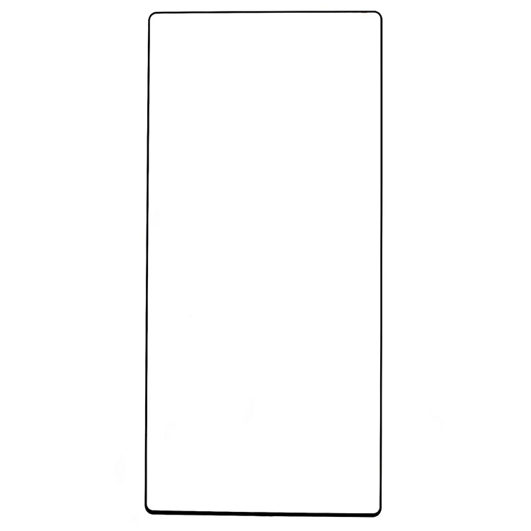 Para Samsung Galaxy S24 Ultra Silk Printing Black Edge High Aluminum-silicon Glass Film (Desbloqueio de impressão digital)
