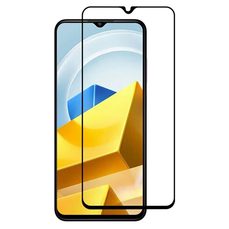 RURIHAI für Xiaomi Poco M6 5G / 4G / Poco C65 4G / Redmi 13C 4G / 5G / 13R 5G Bildschirmschutz Sekundäre Härtung Hochaluminium-Siliziumglas