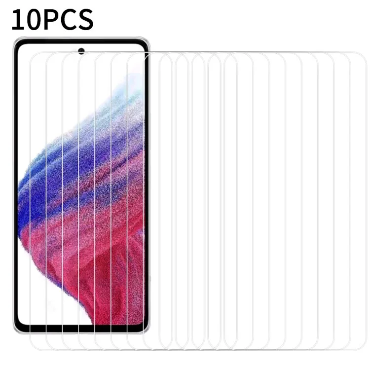 RURIHAI 10Pcs Per Samsung Galaxy A35 5G Film 0.26mm HD Chiaro 9H Non Copertura Completa Proteggi Schermo
