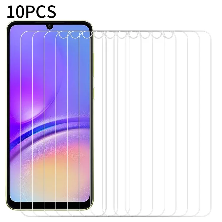RURIHAI 10Stück Für Samsung Galaxy A05s 4G Displayschutzfolie HD Klar 0,26 mm 2,5D AB Klebefilm