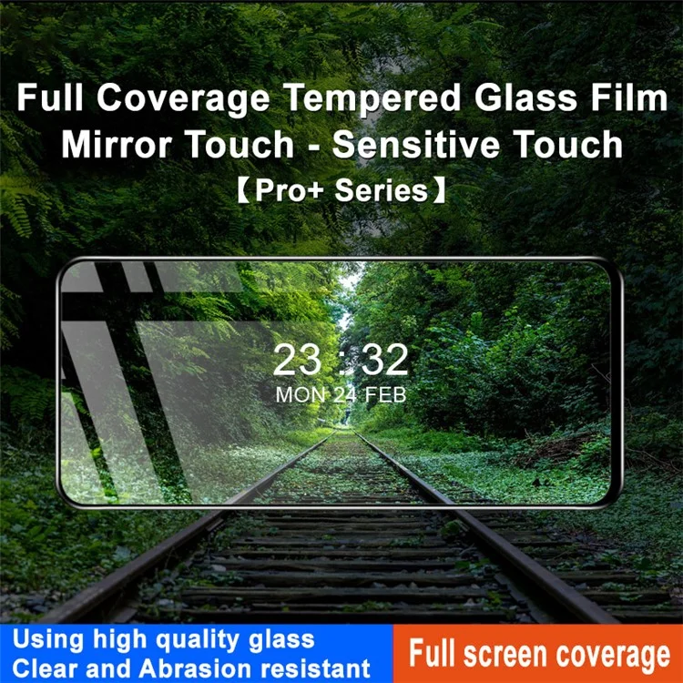 IMAK Pro+ Series For Honor X7b 4G / 90 Smart Arc Edge Tempered Glass Film Full Screen Protector