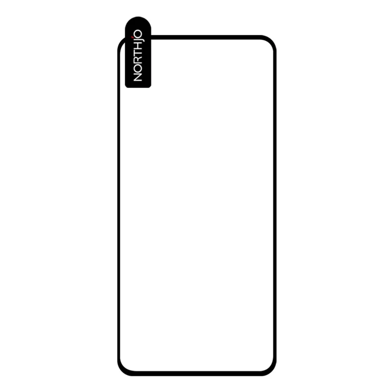 NORTHJO A+ For Samsung Galaxy A55 5G 0.3mm 2.5D Film Full Glue High Aluminum-silicon Glass Screen Protector - Black
