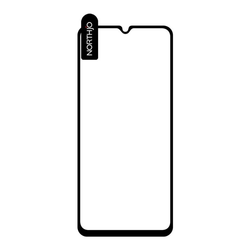 NORTHJO A+ For Samsung Galaxy A15 4G / A15 5G Screen Protector 0.3mm 2.5D Full Glue Anti-explosion Film - Black