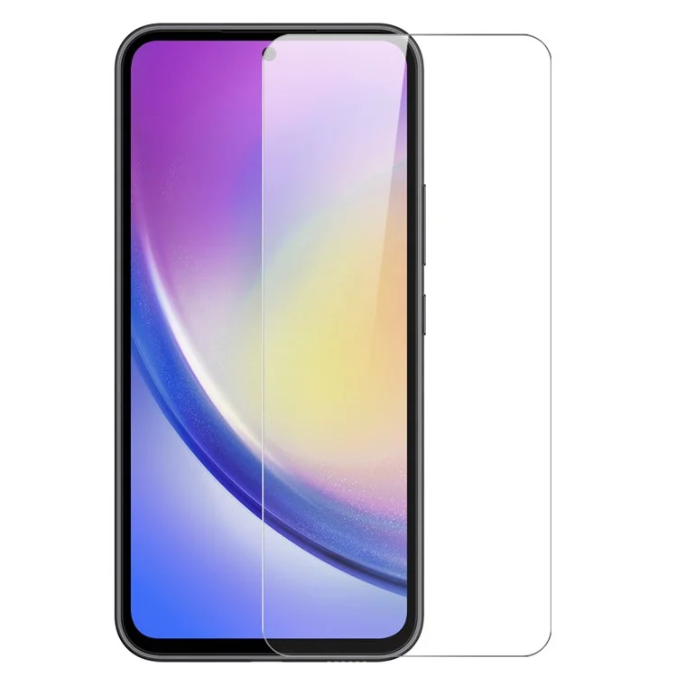 NORTHJO A+ für Samsung Galaxy A35 5G Bildschirmschutz 0,3 mm 2,5D Anti-Explosions-Panzerglas-Folie - Transparent