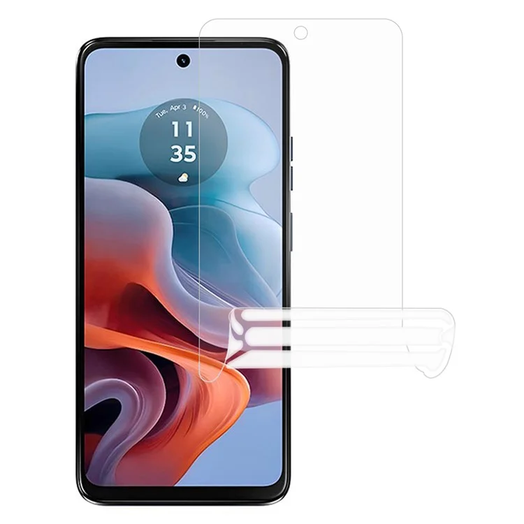 Für Motorola Moto G45 5G / G34 5G Soft PET-Bildschirmschutz Hochdefinitions-Soft-Film