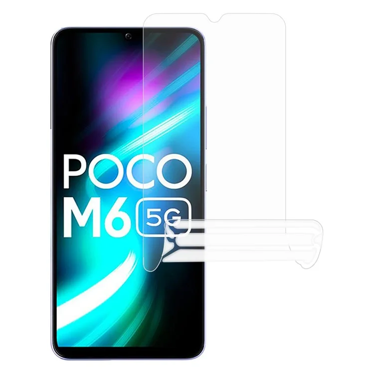 Pour Xiaomi Poco M6 5G Téléphone Protector High Definition Film Soft Pet Film