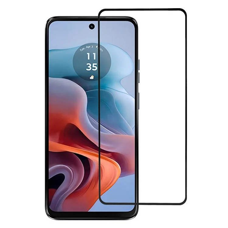 Para Motorola Moto G45 5G / G34 5G Protetor de Tela de Vidro Temperado Seda Impressão Ultra Claro